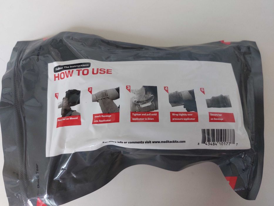 Медичний компресійний бандаж високої міцності для невідкладної допомог