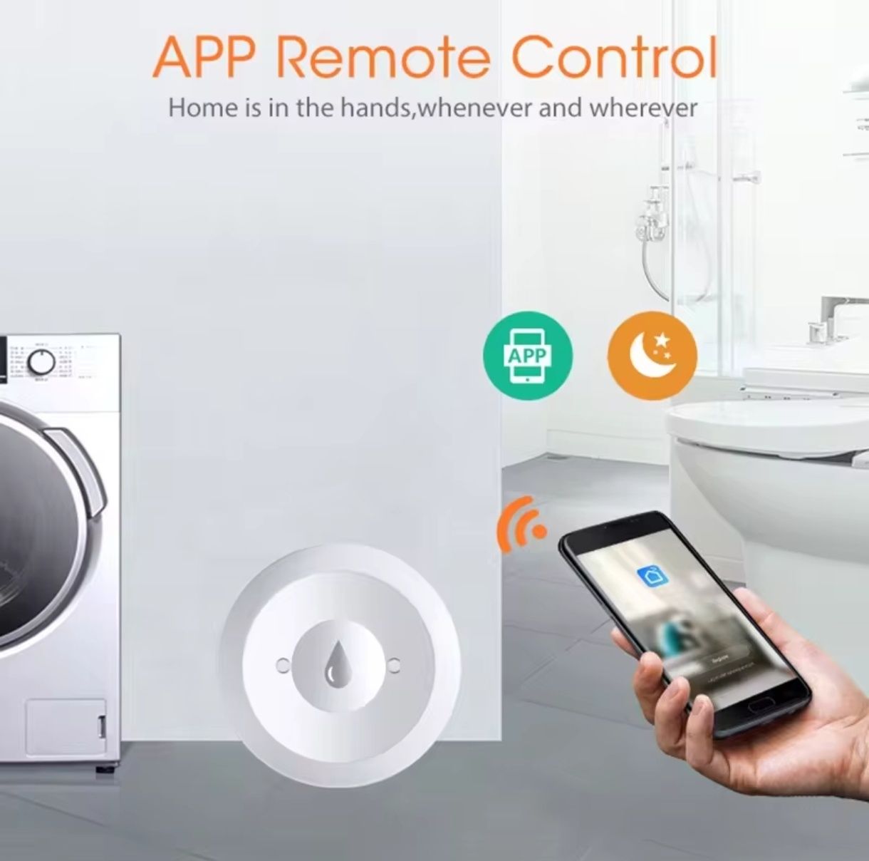 Czujnik zalania WiFi - Smart Home z Alarmem