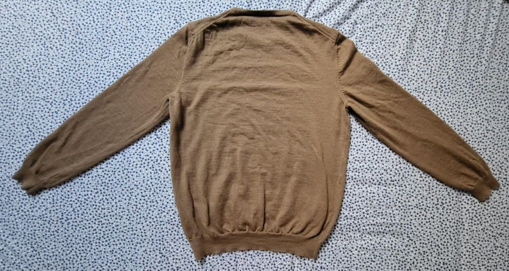 Męski beżowy sweter Hugo Boss
