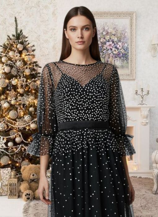 Продам розкішну вечірню сукню, розшиту бісером і паєтками.