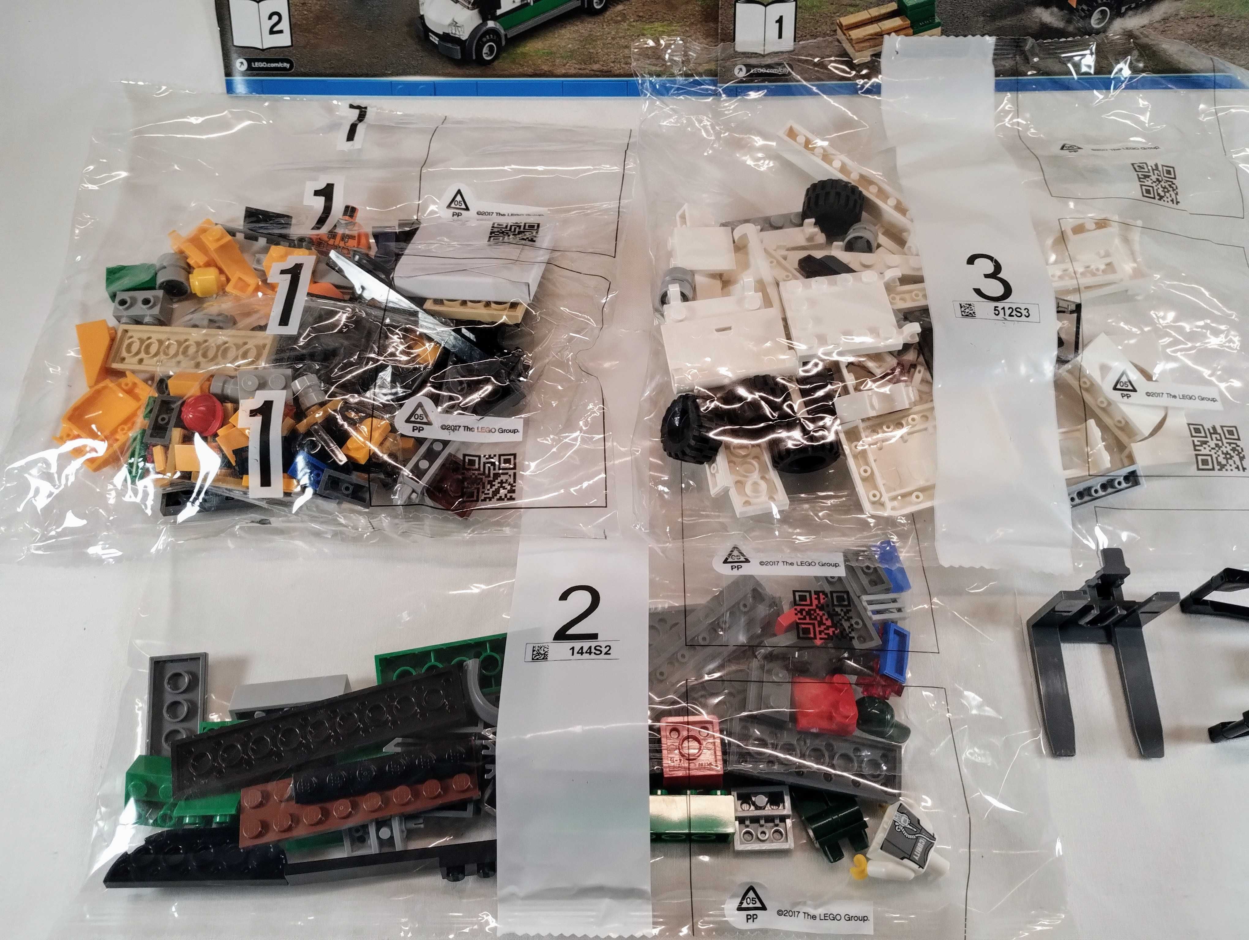 Lego pociąg, 60198, wózek widłowy + furgonetka, nowe