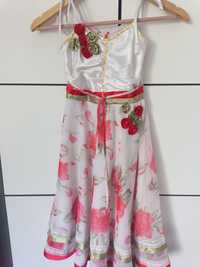 Sukienka dziewczęca 122 -128 cm