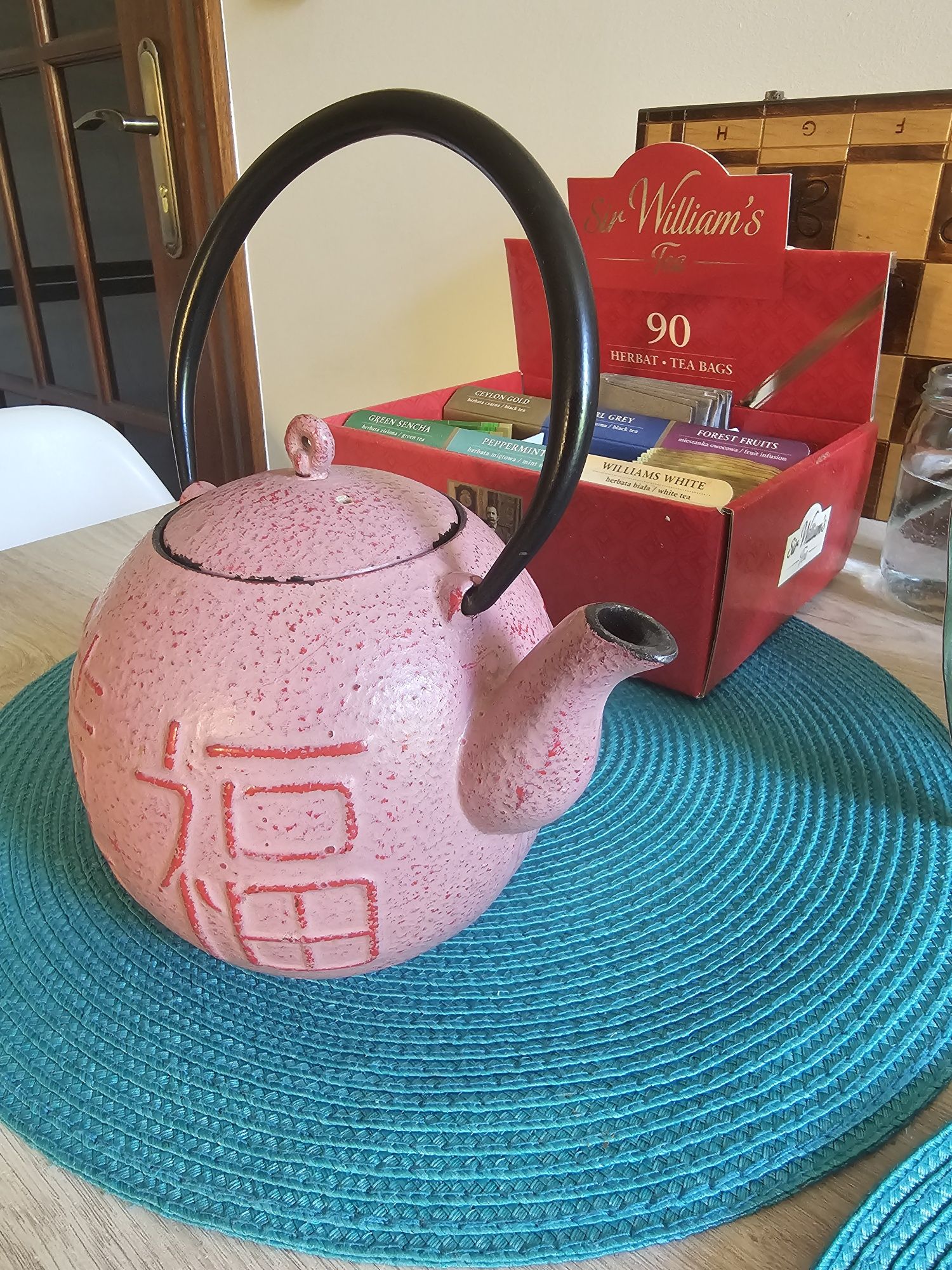 Czajnik Czajniczek imbryk na herbatę dzbanek do herbaty żeliwny