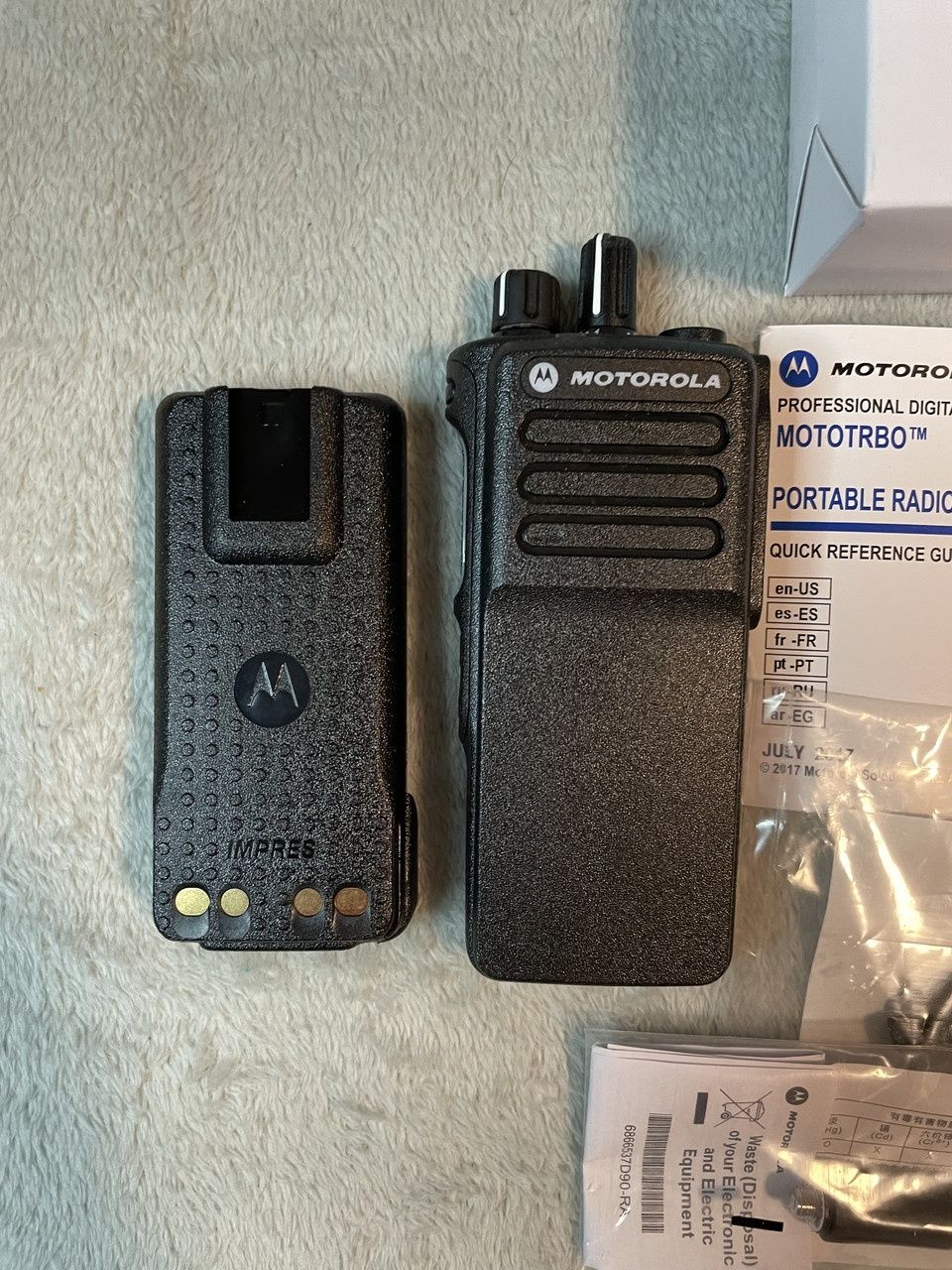 Нова Рацiя Motorola DP 4400E VHF с ключем шифрування AES-256