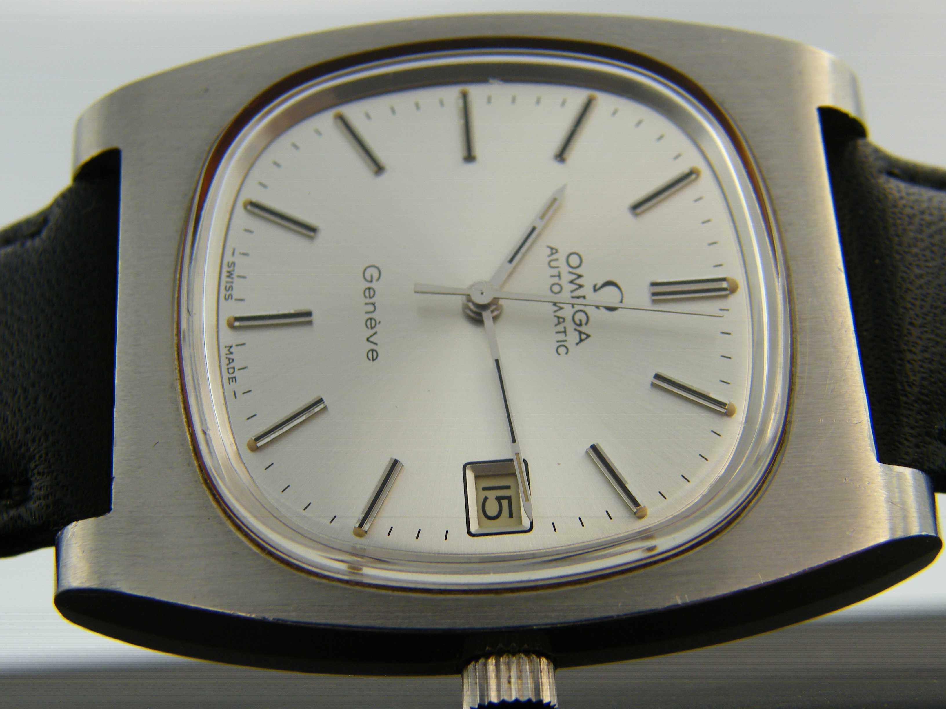 Omega Geneve Automatic Vintage w Stali Piękna