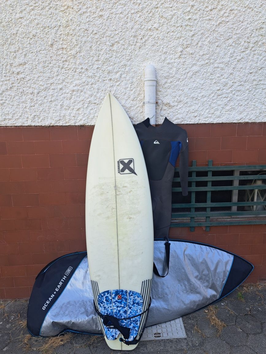 Prancha Surf SurFactory + fato + saco