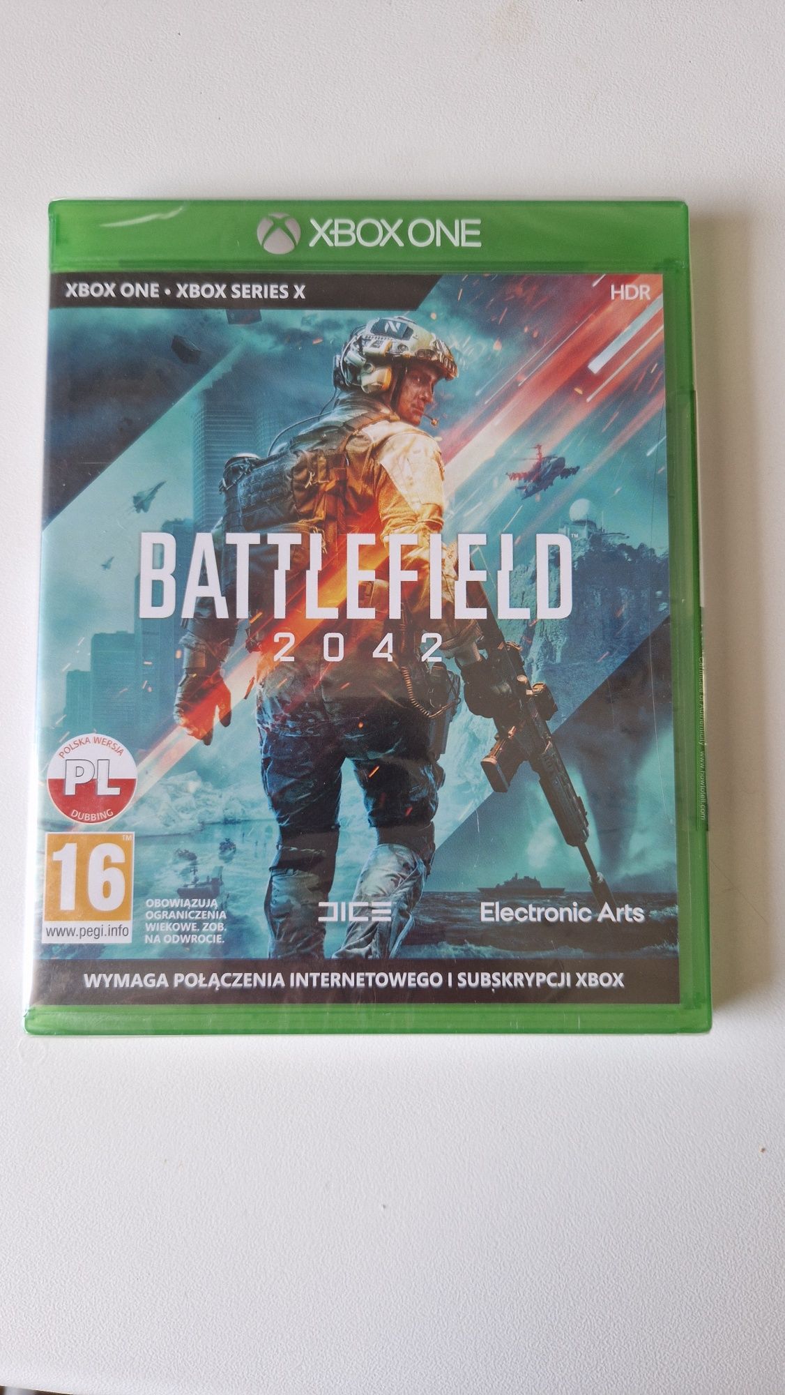 Battlefield 2042 xbox one x nowa w folii
