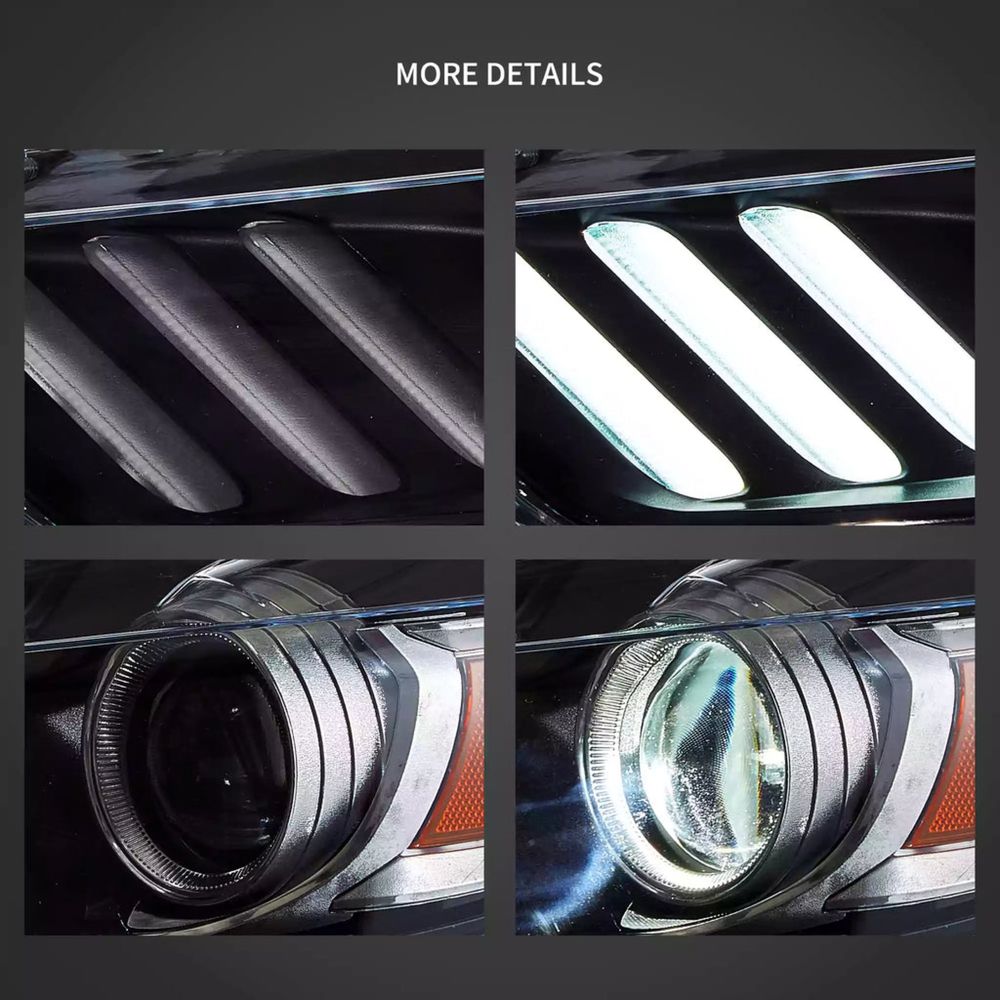 Reflektory Lampy samochodowe Vland Ford Mustang 2015 - 2017