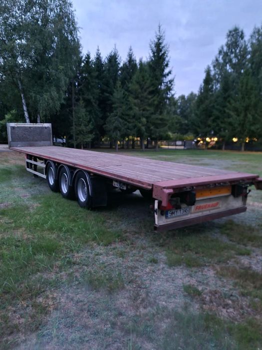 Fruehauf TX34CN  BARDZO mocna, PLATFORMA, duża ładowność, PODNOSZONA oś,