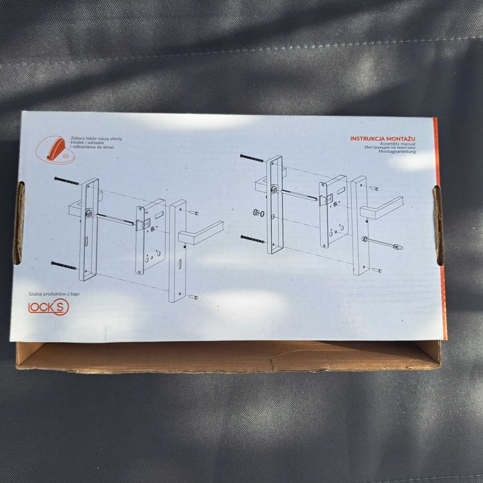 ARIA klamka na szyldzie długim na wkładkę SKU: KAR 312A