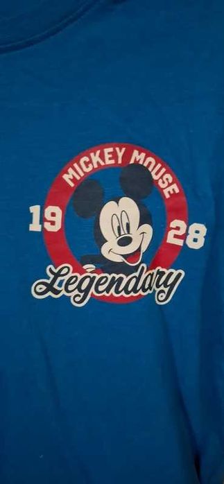 Granatowa bluzka myszka Mickey 110cm niebieska