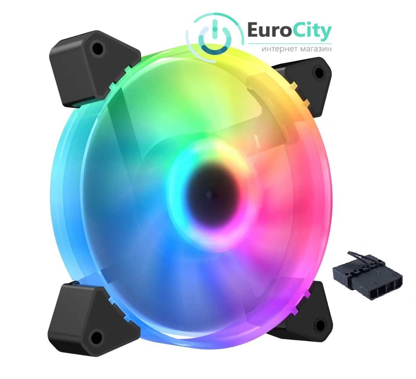 Кулер Jiuweihu-4D RGB EZF-12025 система повітряного охолодження для ПК