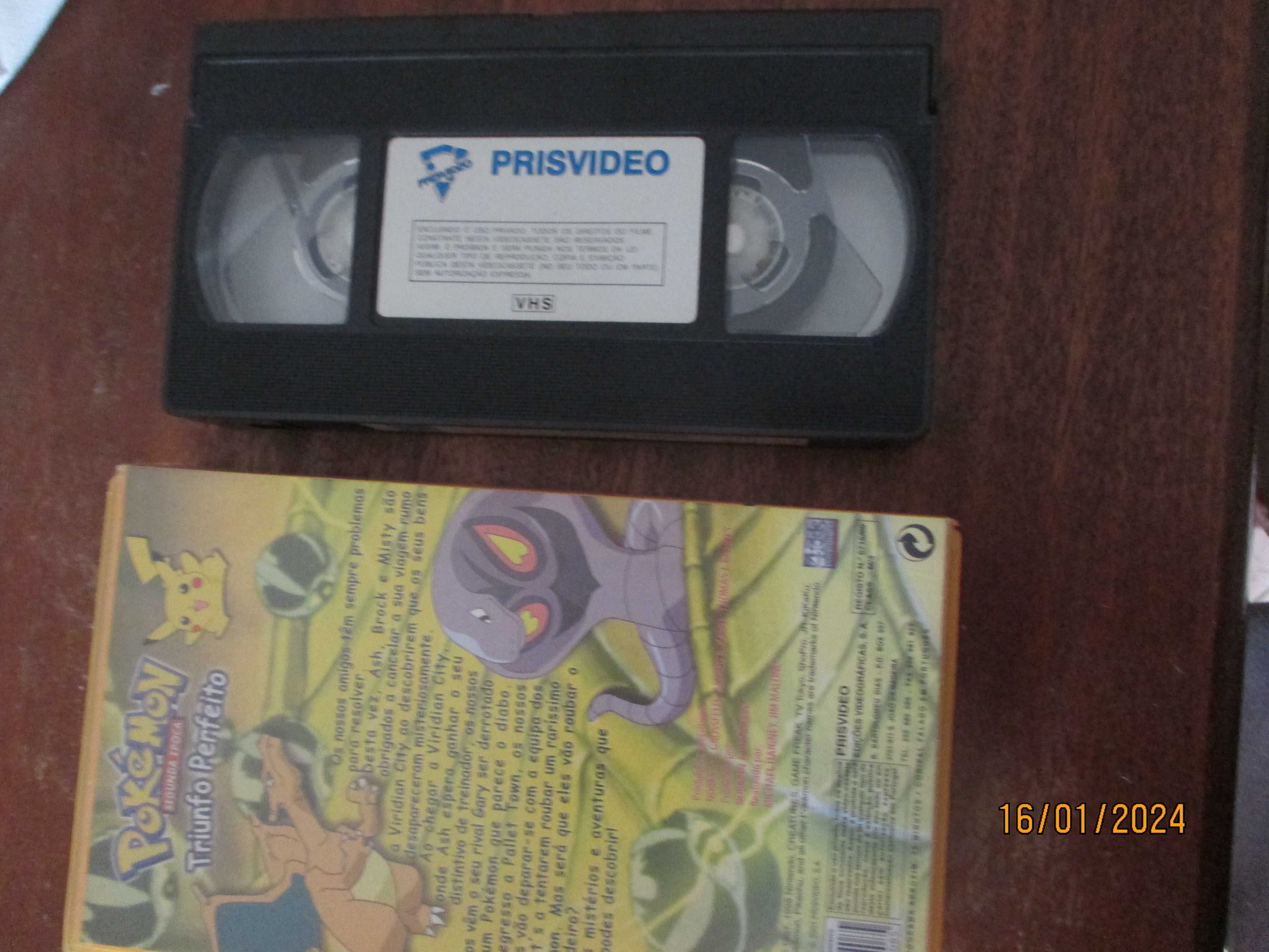 2 Cassetes VHS - Pokémon