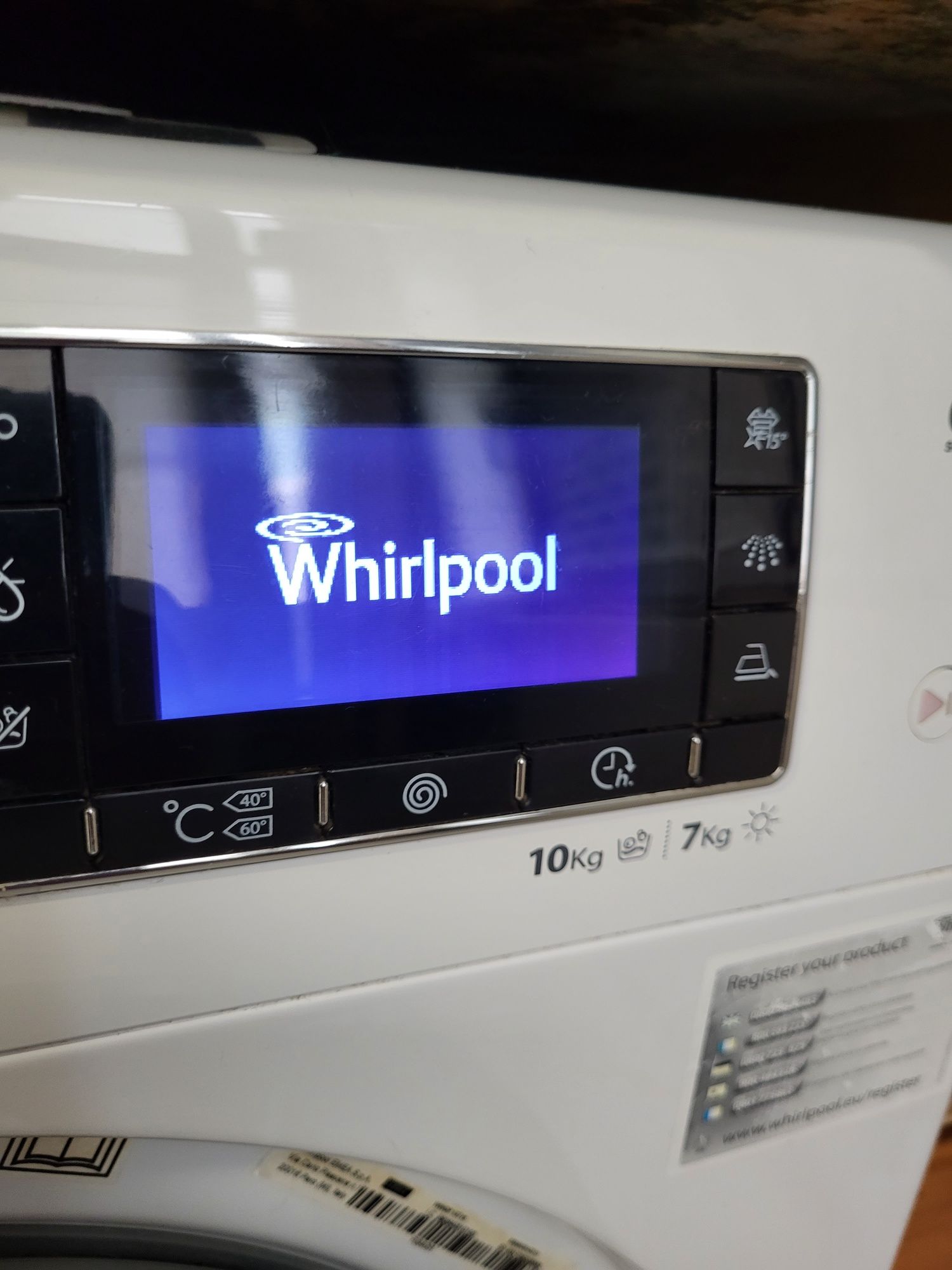 Oportunidade máquina de lavar e secar roupa whirlpool 10kg  10 kgs