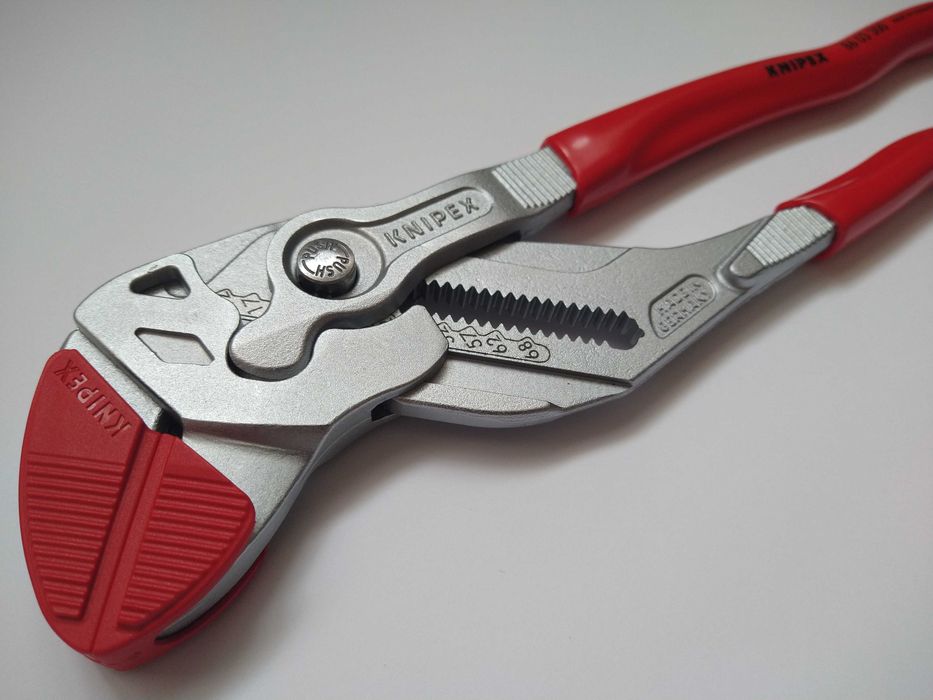 Клещи переставные гаечный ключ KNIPEX 86 с защитными губками