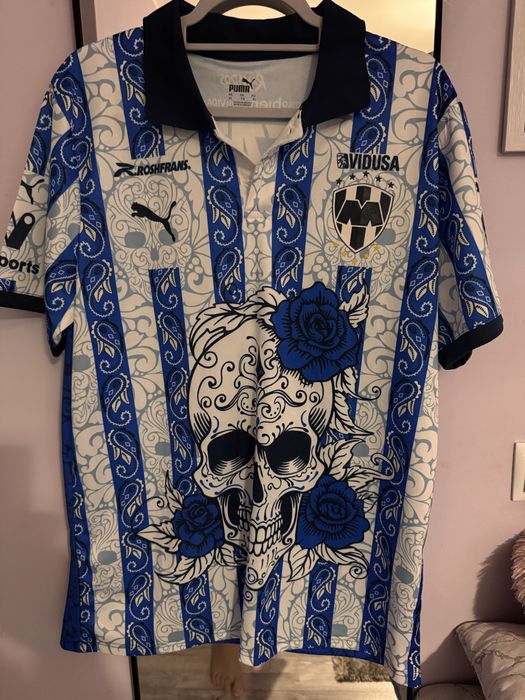 Camisola Monterrey Edição Caveira Mexicana XL