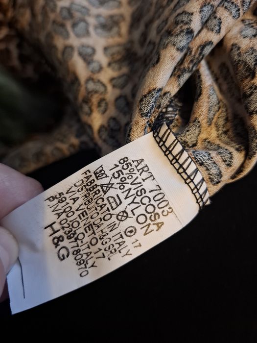 Asymetryczna koszula panterka damska nowa 48 50