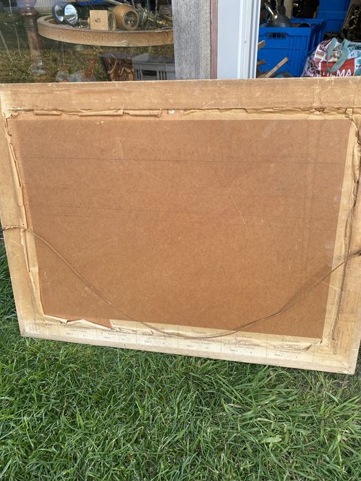 Piekny antyczny mysliwski obraz