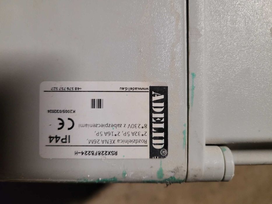 Rozdzielnica budowlana Rbetka RSX 2x 32A 2x 16A 5P,8x 230Vz różnicówką