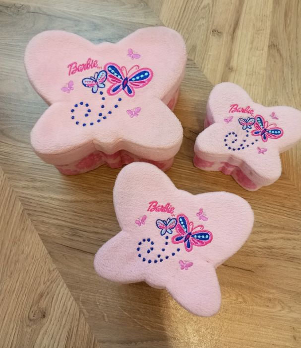 Pudełka Barbie 3sztuki
