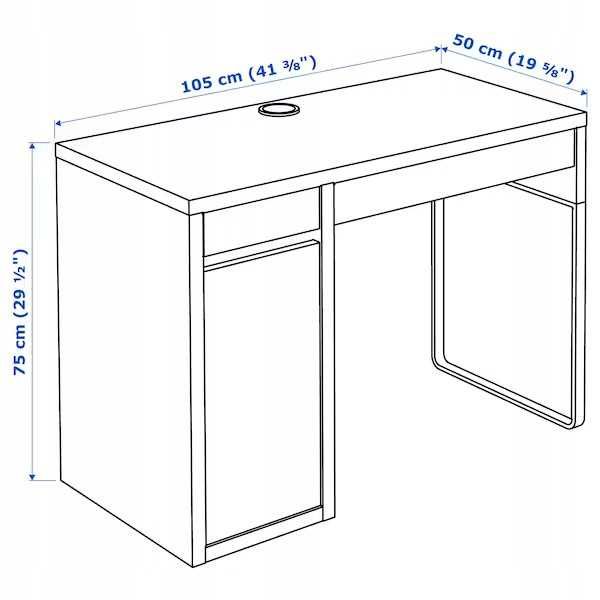 Biurko IKEA Micke – białe