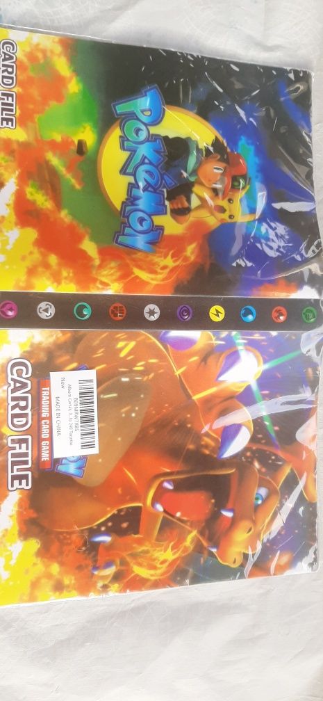 Álbum cartas Pokémon, novo