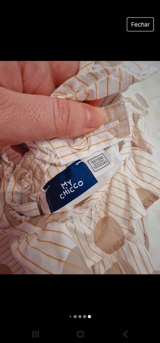 Vestido chicco 18m
