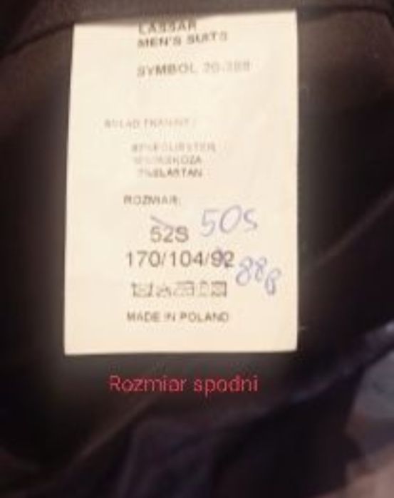 Sprzedam garnitur ślubny