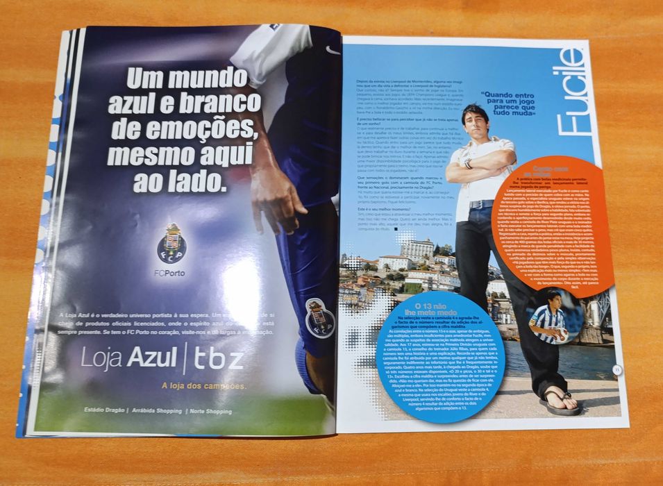 Revista Futebol Dragões Nº 265 de 2007 - Fucile - O Visionário