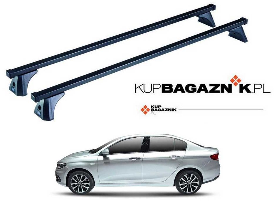 Bagażnik Dachowy FIAT TIPO Sedan 4D 2015 do 2024 bazowy bez relingów