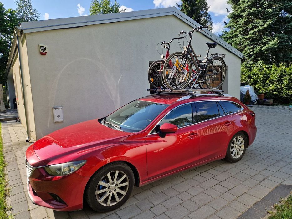 Mazda 6 Mazda 6 III, najbogatsza wersja, bagażnik na rowery, zimówki, FV 23%