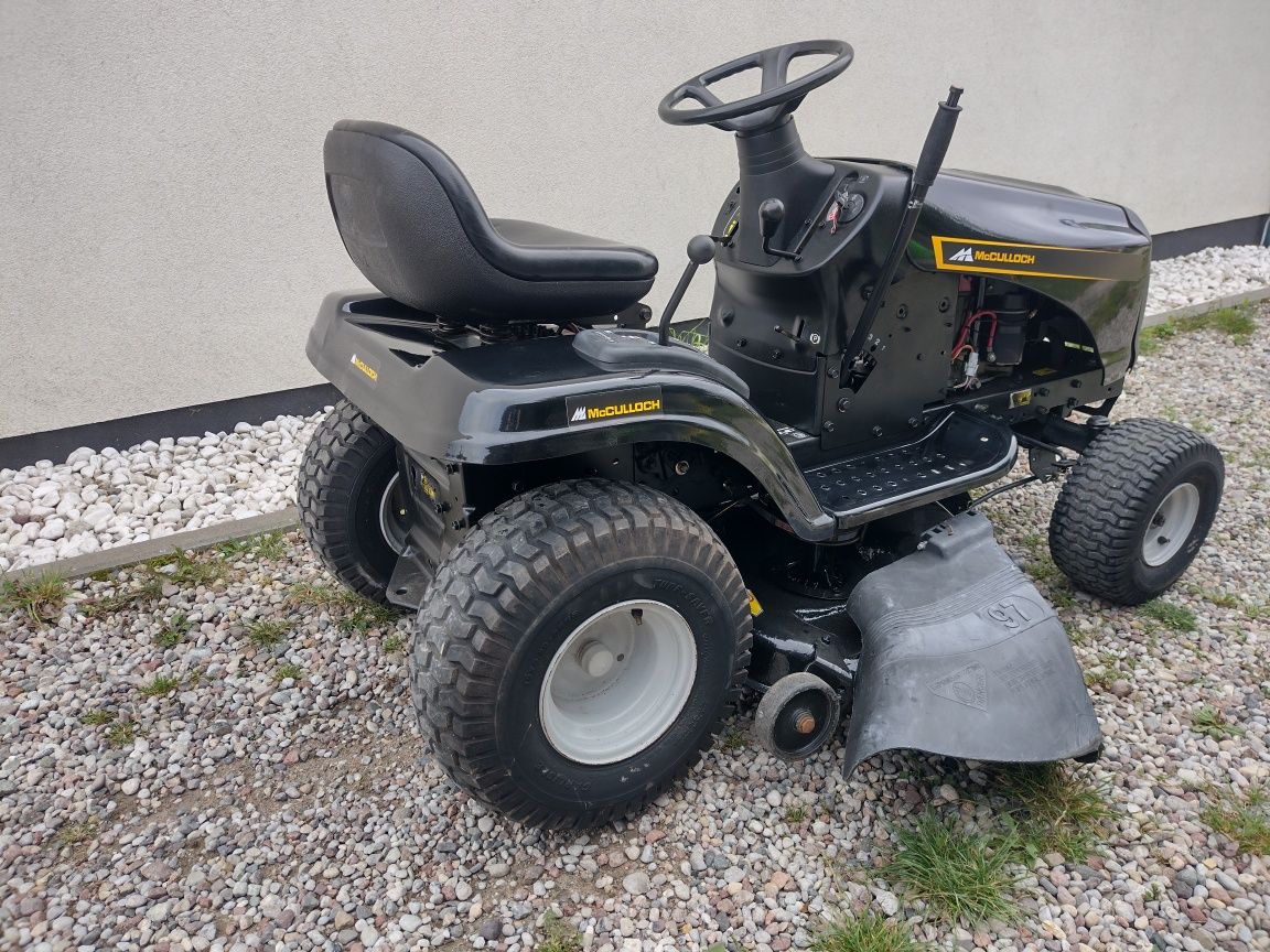 Traktorek ciagniczek kosiarka Mcculoch (Husqvarna) Briggs boczny wyrzu