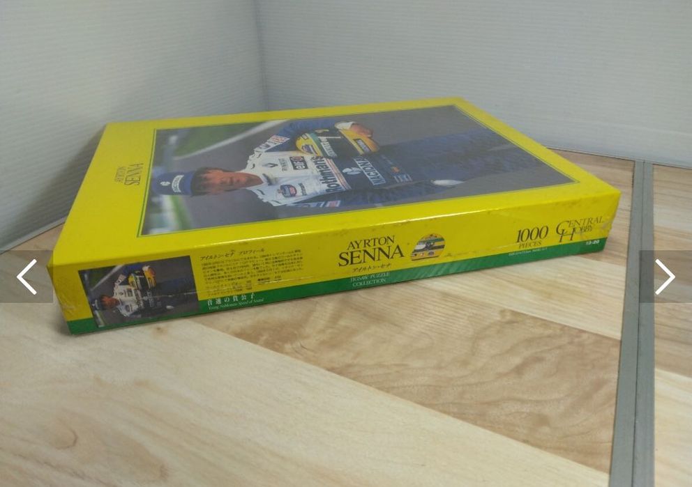 Ayrton Senna Jigsaw Puzzle 1000pcs retro por abrir 1990