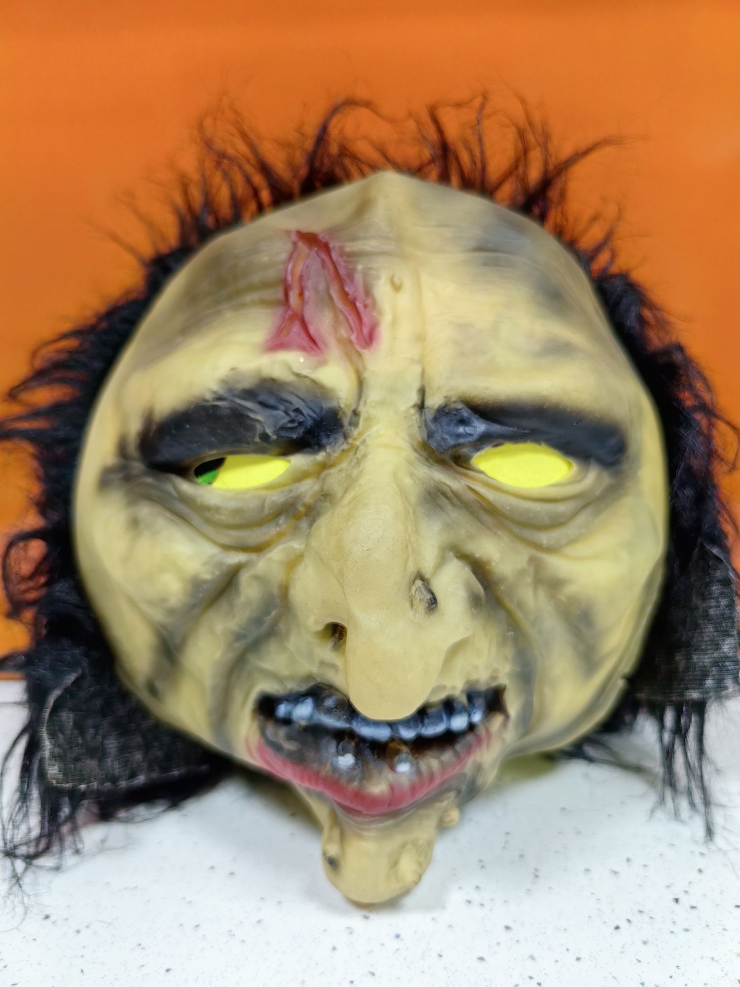 Maska z lateksu na karnawał wiedźma, czarownica,witch