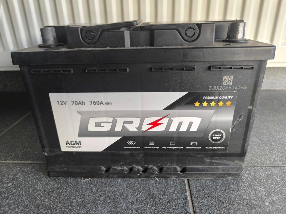 Akumulator Grom 12V 70Ah 760A na gwarancji