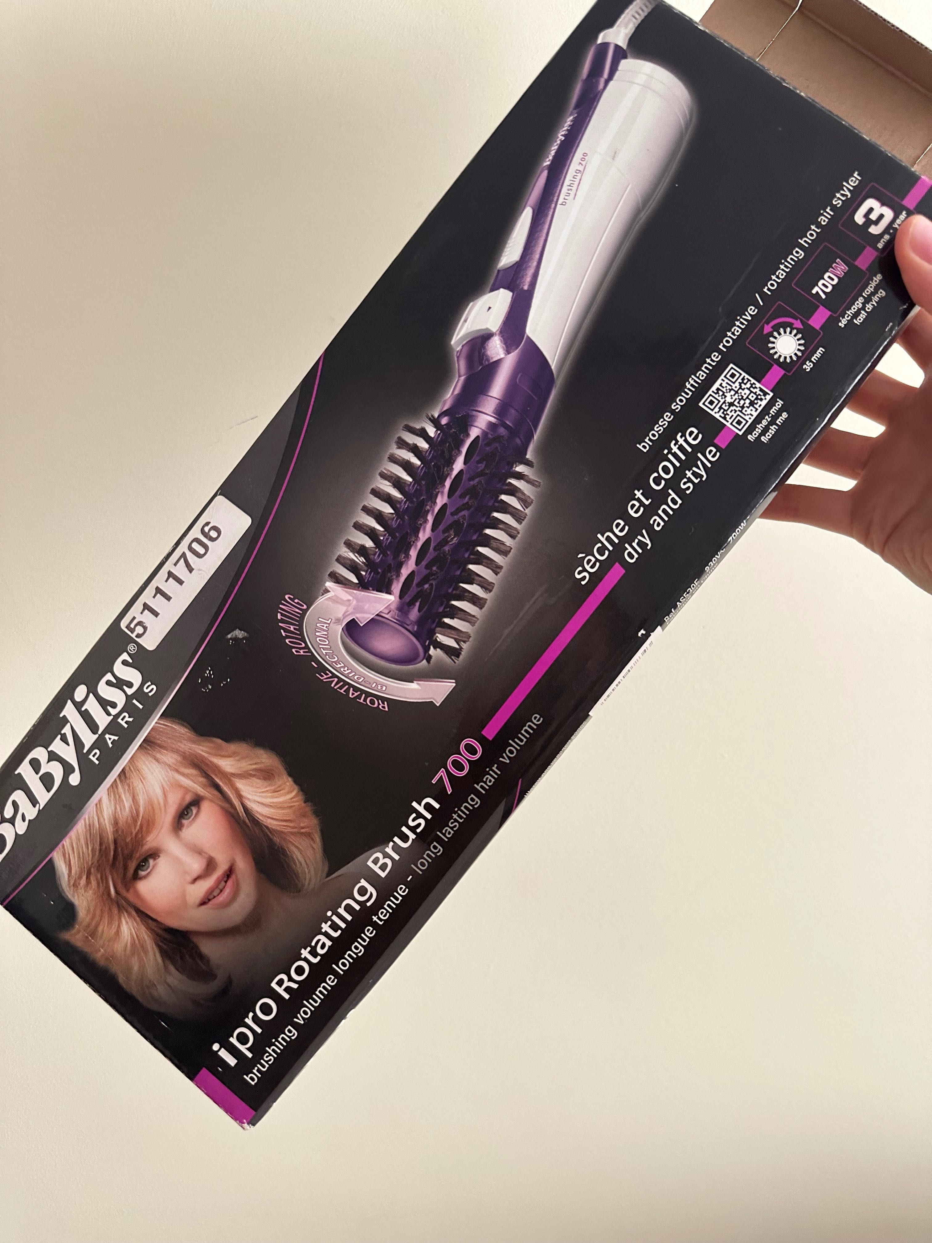 Babyliss escova de secar cabelo