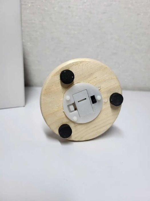 Новогодняя елка в стеклянной колбе с подсветкой. Декор, ночник подарок