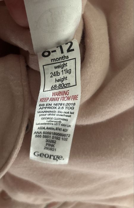 Śpiworek dziewczęcy Królik Piotruś 2.5 tog