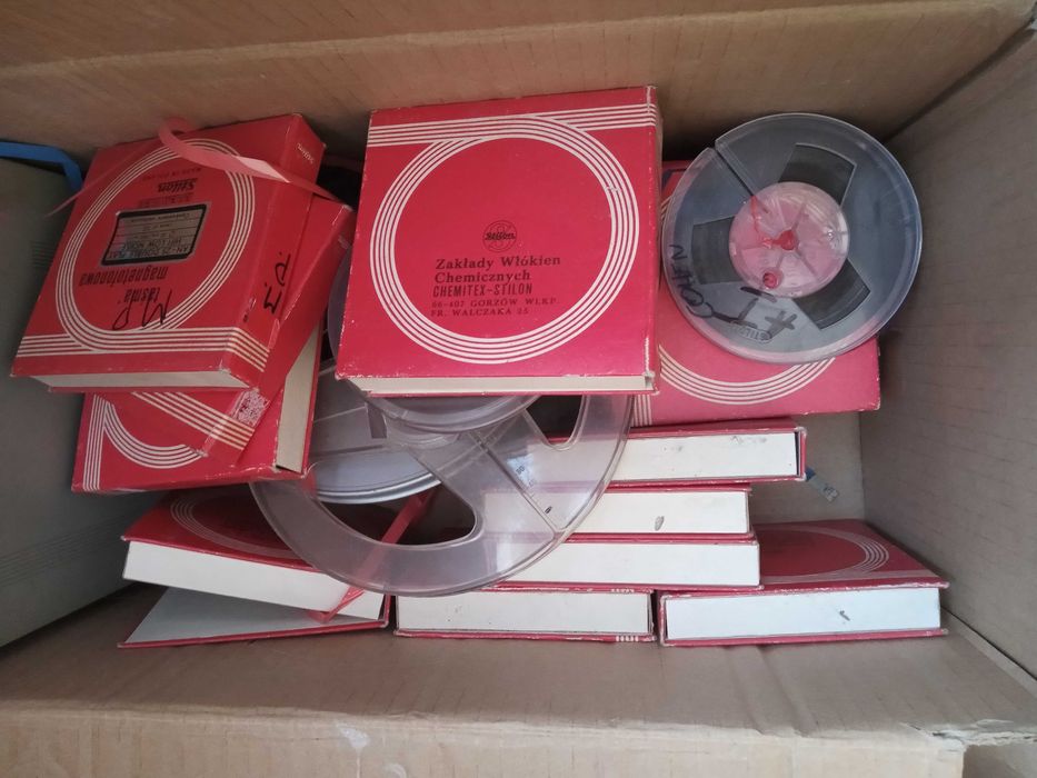 Magnetofon szpulowy Tandberg series 84 plus zestaw taśm Stilon