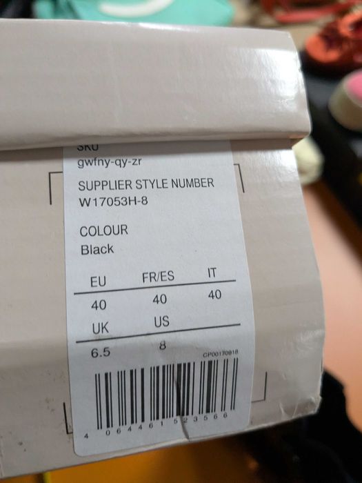 Anna Field botki na obcasie czarne rozm. 40