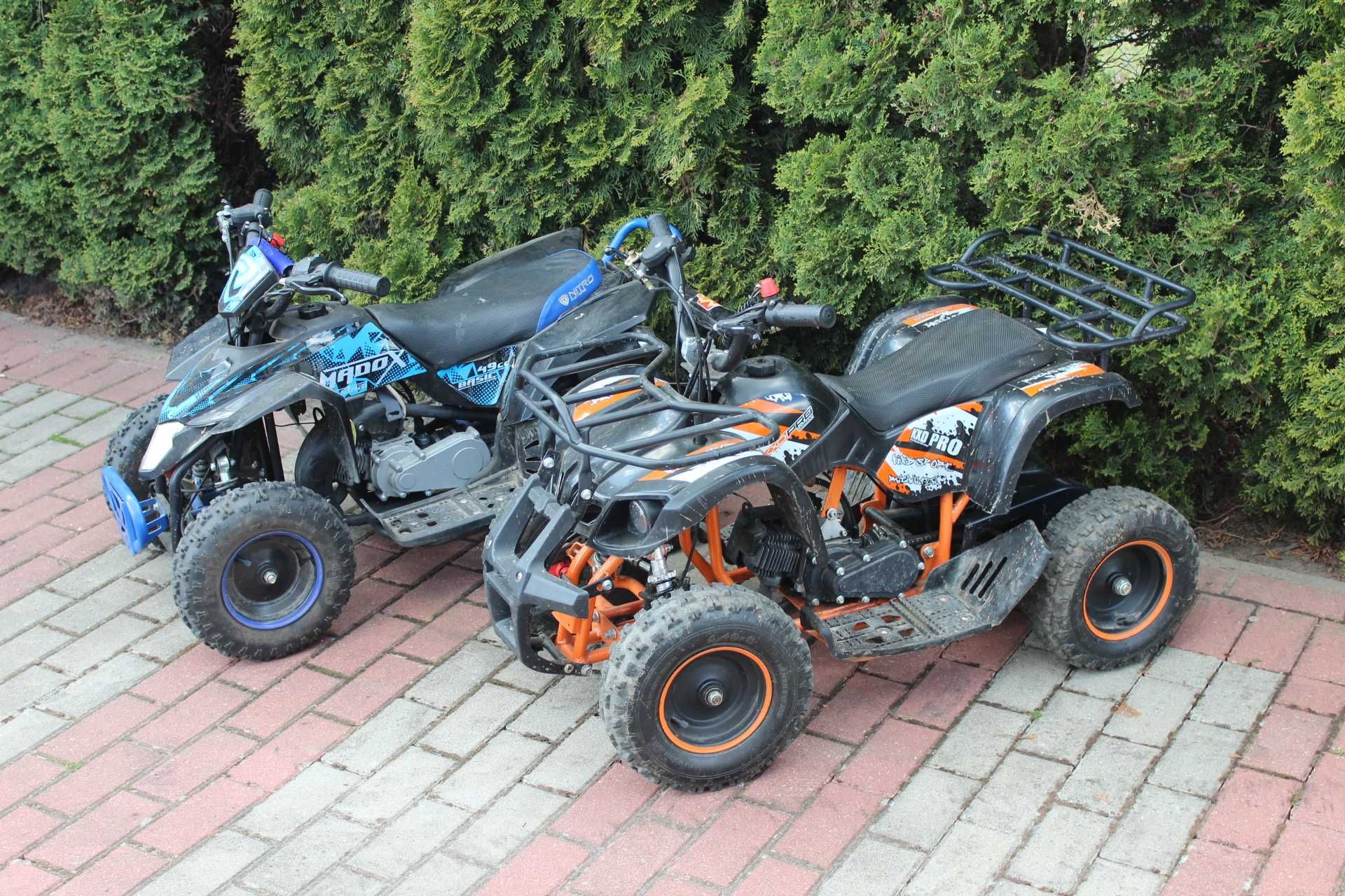 Quad dla dzieci 4,5 lat o pojemności 49 cm ,odpalany na szarpak RATY