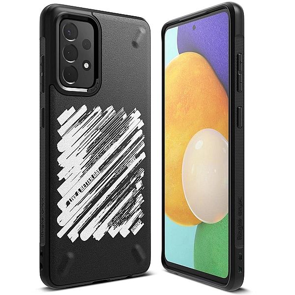 Etui Ringke Onyx Design do Samsung Galaxy A72/4G czarny (Paint)