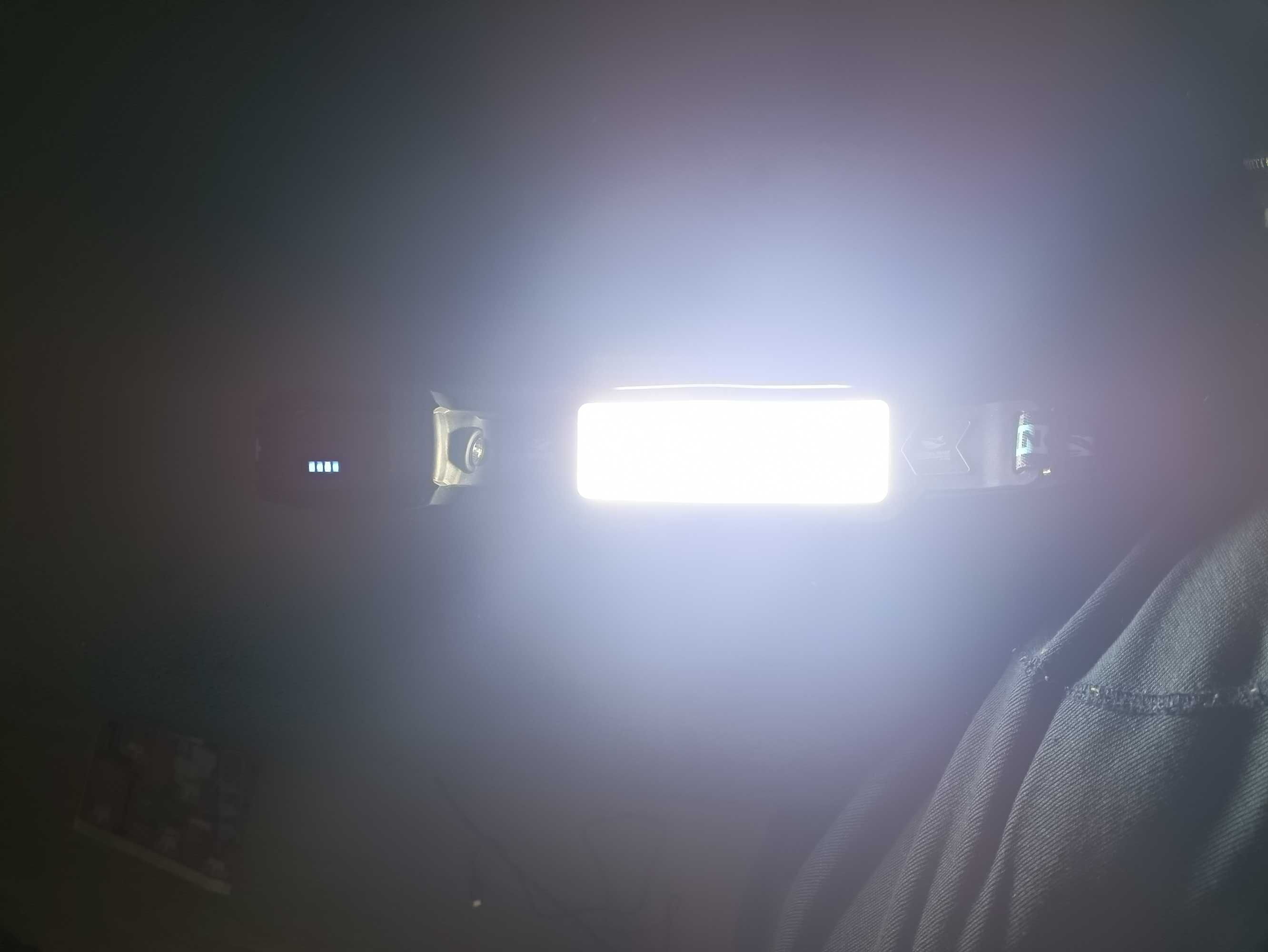 Lampa 7xLED latarka czołowa SMILING SHARK TD-0125 czujnik ruchu mocna
