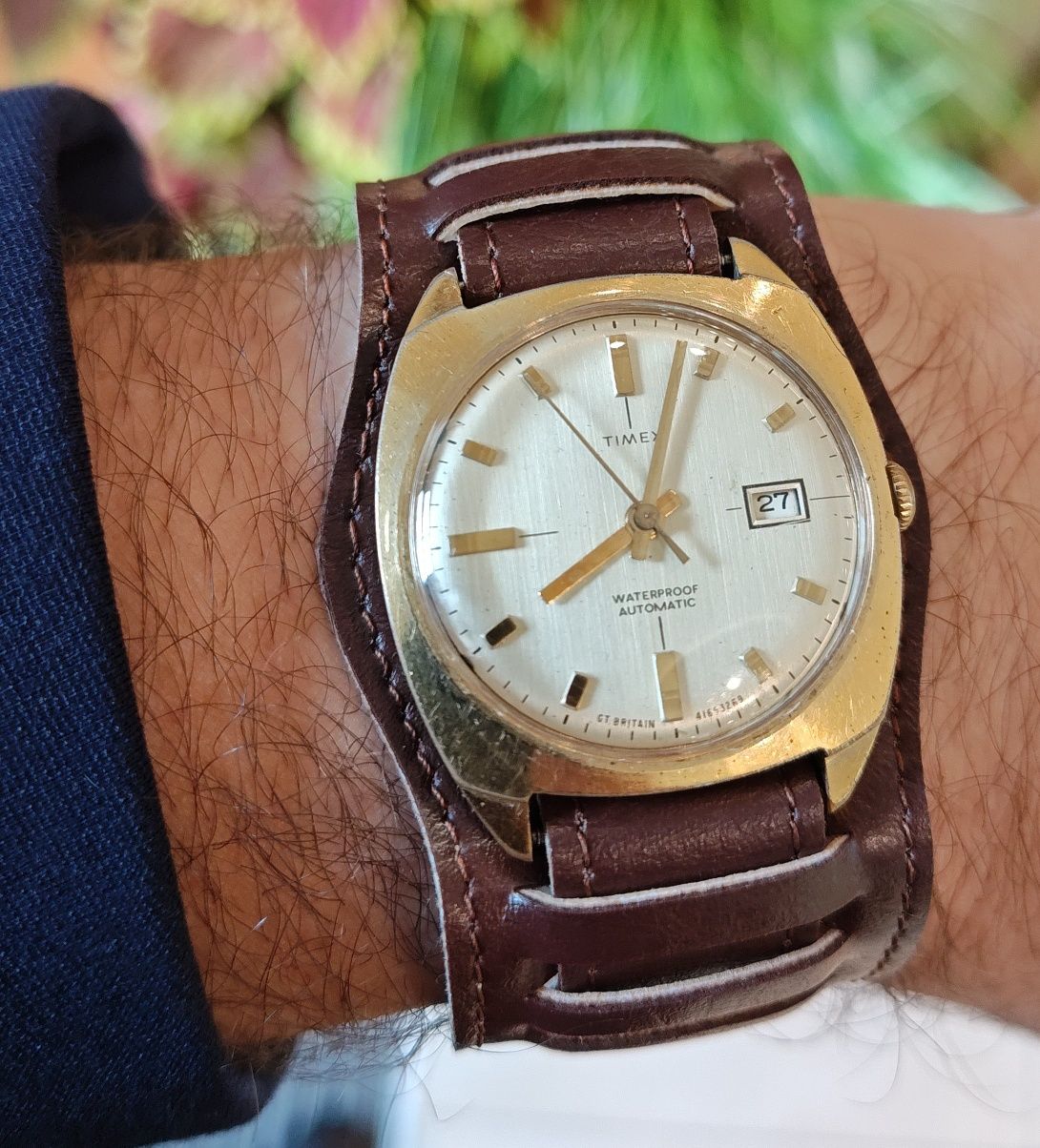 Timex vintage Automatic british zegarek męski