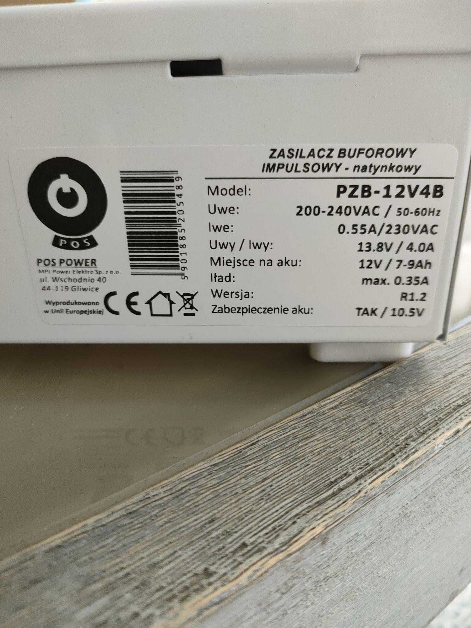 Fonte alimentação comutada  12V/4AH  REF.PZB12V4B