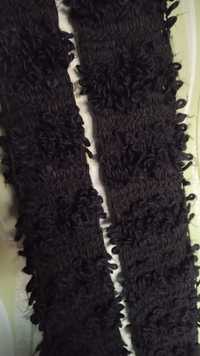 Черный шарф букле 2,30 см