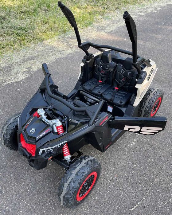 Mega BUGGY Canam MAVERICK RS 4x200W pilot mp3 autko akumulatorowe