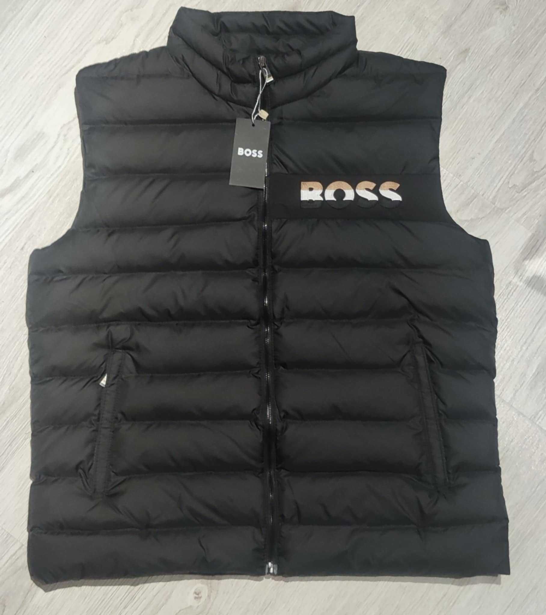 Nowa kamizelka bezrękawnik czarna Hugo Boss rozmiar M uniseks