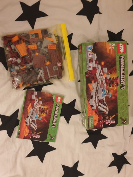 Klocki Lego Minecraft 21130 Linia Kolejowa w Netherze