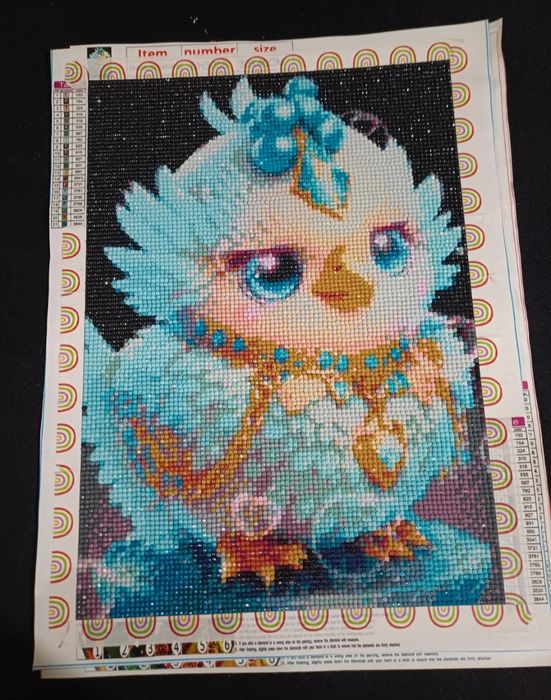 Telas feitas em Diamond Painting